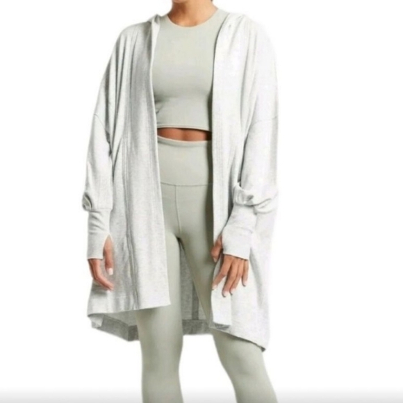 Athleta Mantra wrap long line cardigan sweater. - Picture 1 of 11